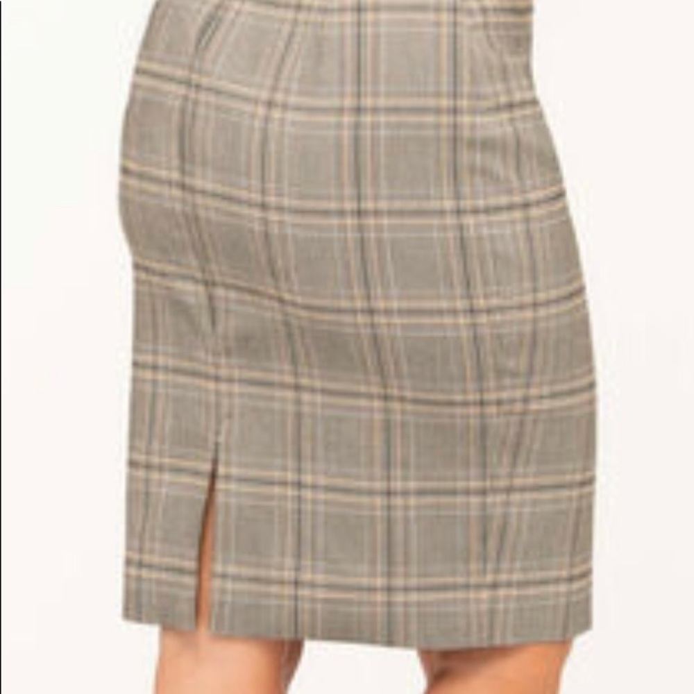 Cleo Stretchy Pleated Fitted Skirt